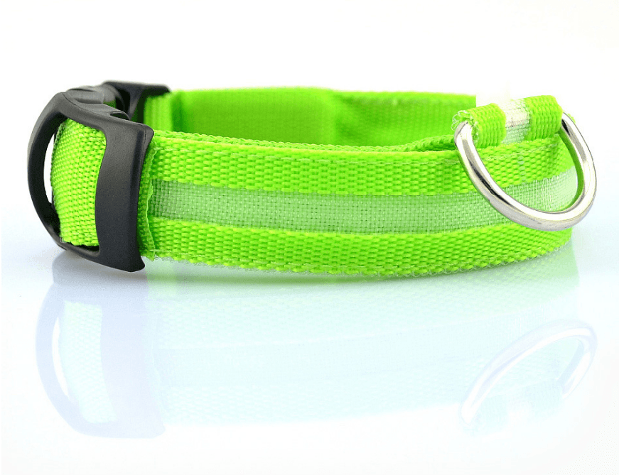 Luminous Glow-In-The-Dark Led Pet Collar: The Ultimate Night Safety Accessory For Dogs And Cats