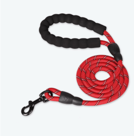 Reflective Nylon Dog Leash - Enhance Safety And Style On Walks
