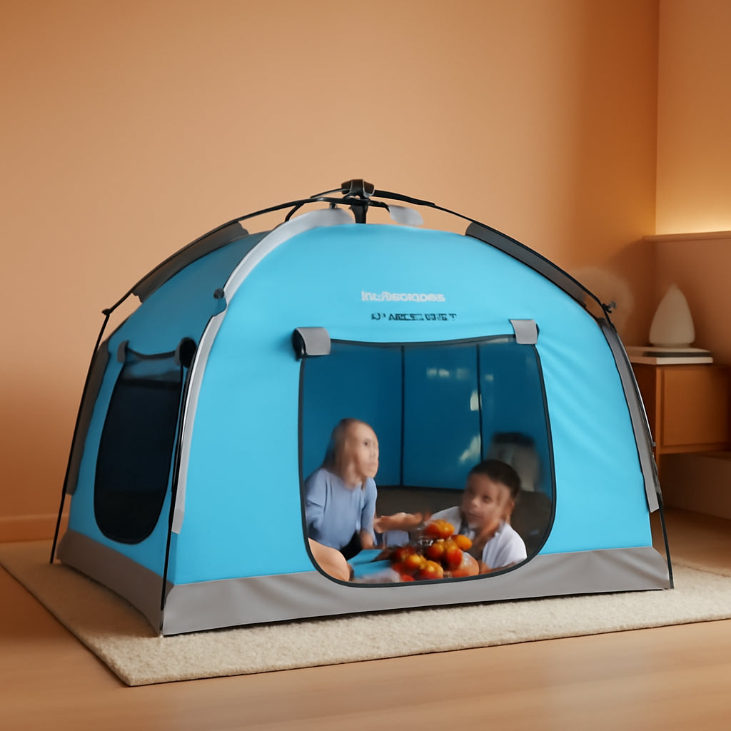Tran sportable Kids Play Tent With Illuminated LED Features